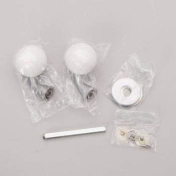 DOOR KNOBS, 6 pairs, manufactured by Primo Oy, Finland, 1960/1970s.