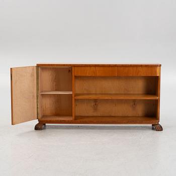 An elm veneered 'Excellent' book case, Ikea, mid 20th Century.