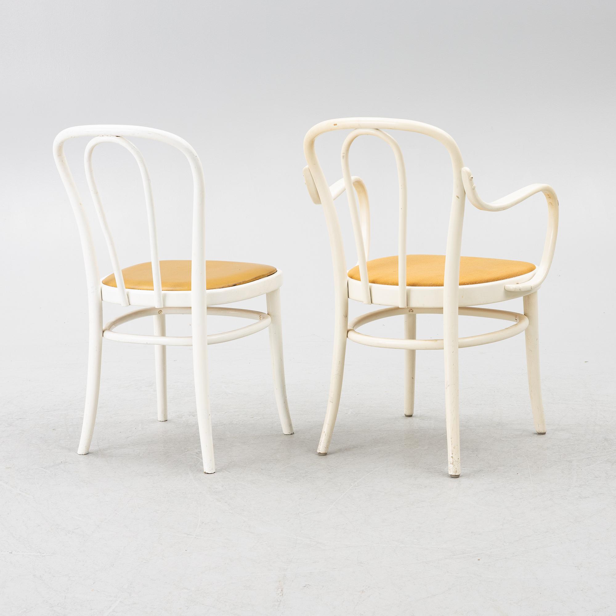 Stolar, 6 st, Gemla, 1900-talets andra hälft.