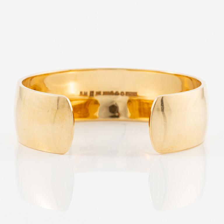 Sigurd Persson, a bangle, 18K gold, Stockholm 1973.