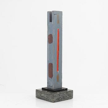 James Coignard, sculpture, painted wood, signed 1/1.