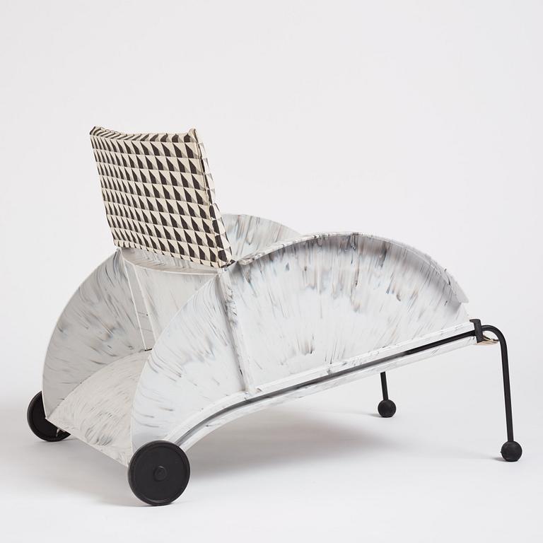 Anna Castelli Ferrieri, a lounge chair model "4841", Kartell, Italy, 1980s.