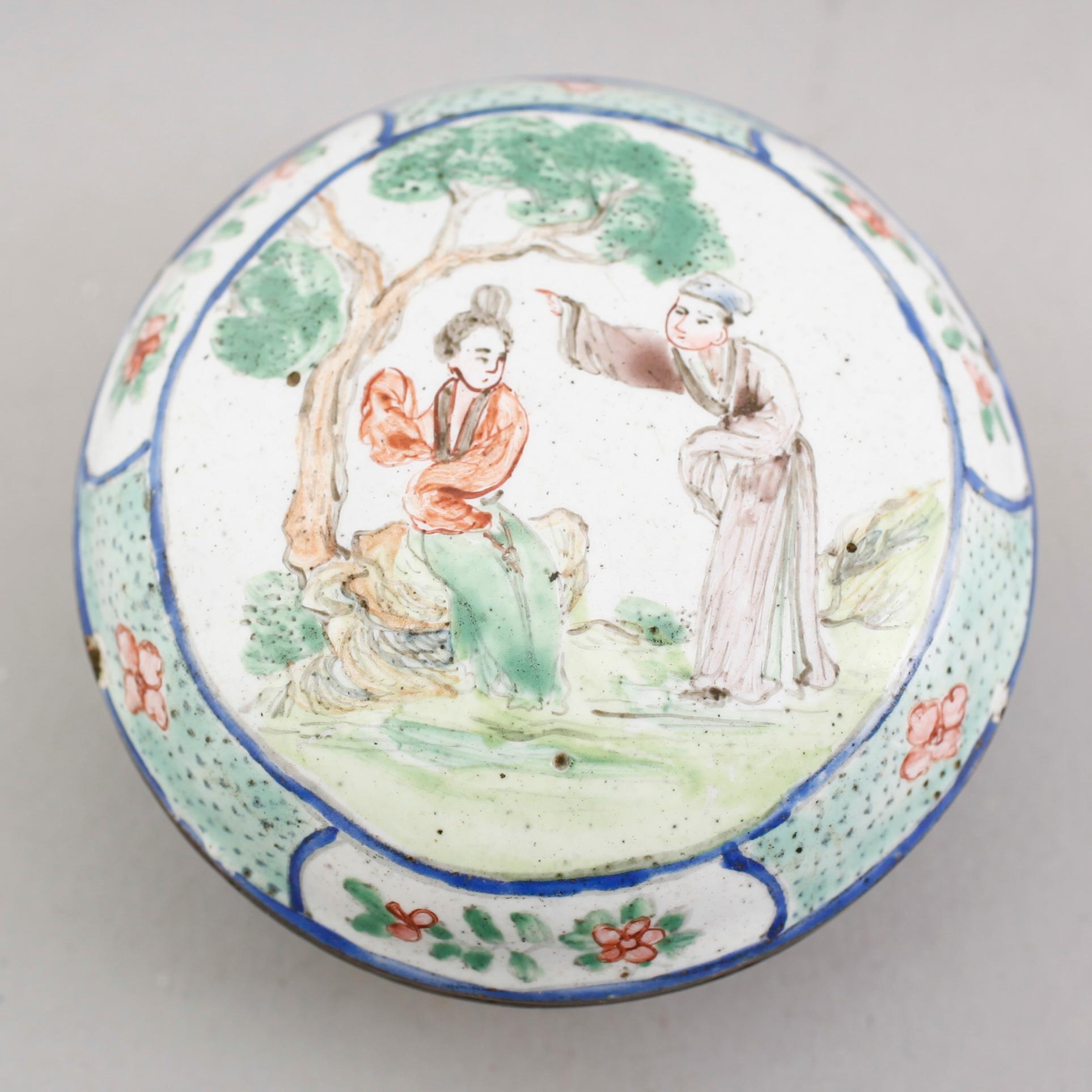 LOCKDOSA, emaljarbete, Kina, Qianlong 1736-1795.