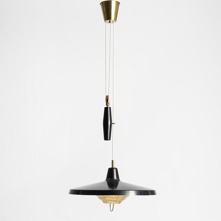 Boréns, a ceiling lamp model 3359, Borås, 1950s.
