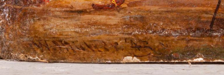 WILLIAM JAMES MULLER, oil on panel, signed and dated -43.