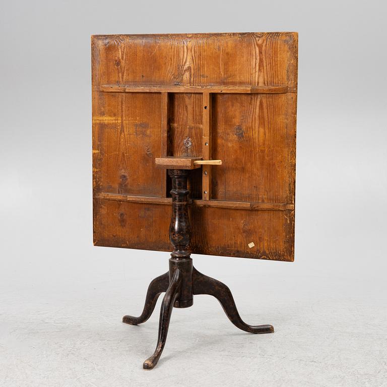 Fällbord,  av Jacob Sjölin (mästare i Köping och Kungsör 1767-85).