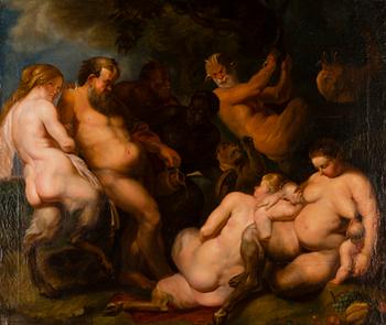 PETER PAUL RUBENS, HÄNEN MUKAANSA, öljy kankaalle, signeerattu, 1800-luku.