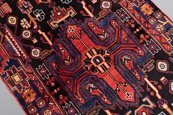 A runner, North east persian, ca 501 x 101 cm.