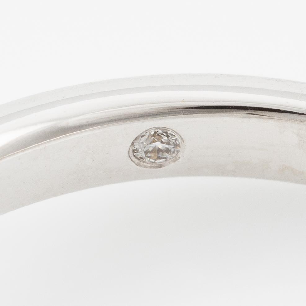 Ring, 18K vitguld med briljantslipad diamant 1.73 ct, medföljande GIA report.