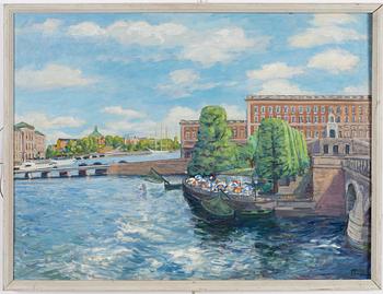 Hans-Erik Eriksson, Fisherman at Strömparterren, Stockholm.