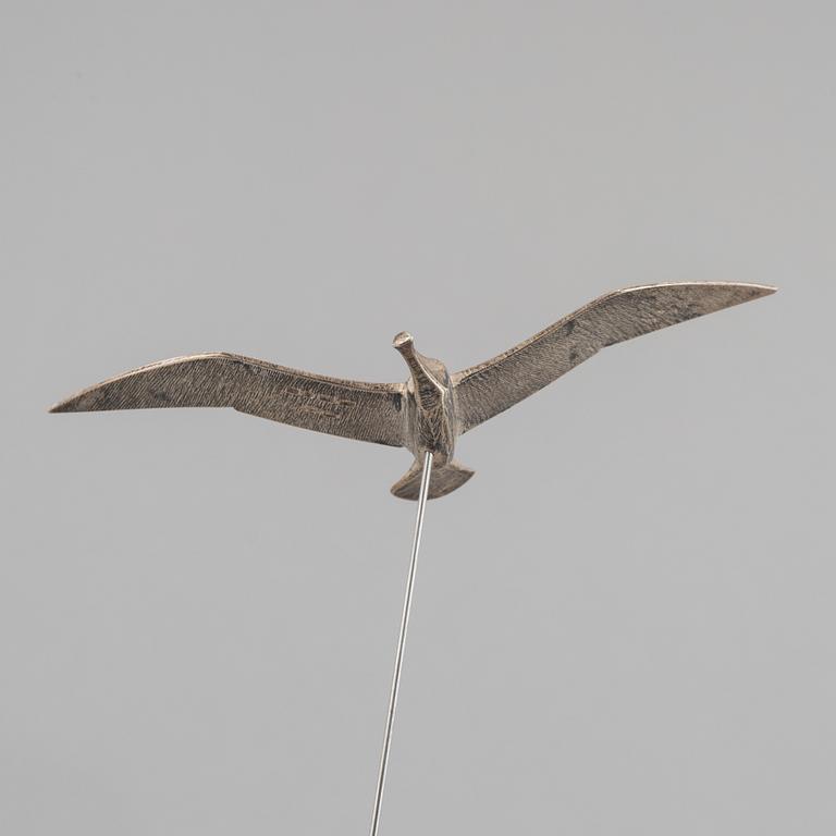 Rey Urban, two sterling silver birds, Stockholm 1996-1999.