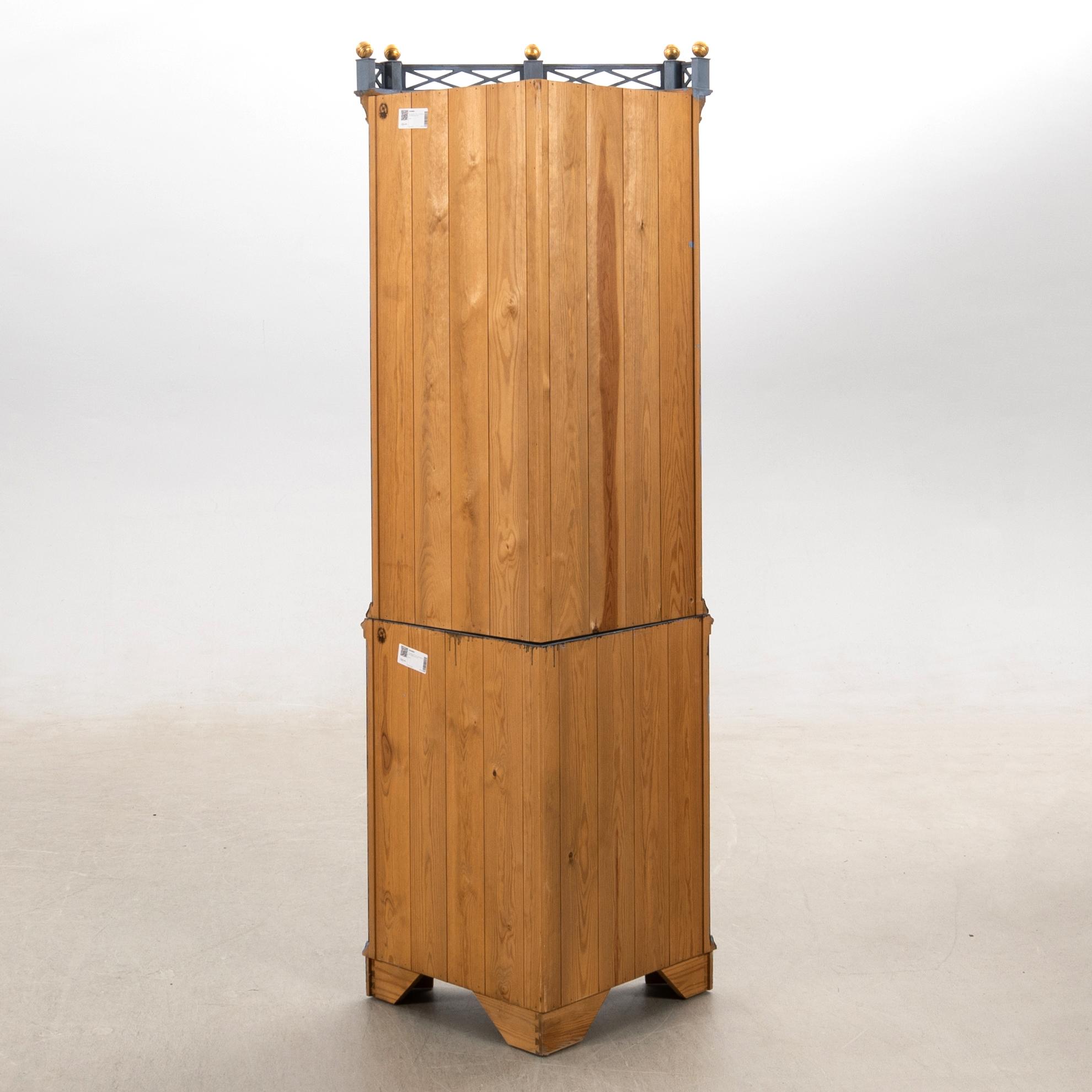 Corner cabinet, K.A. Roos, Helsingborg, second half of the 20th century.