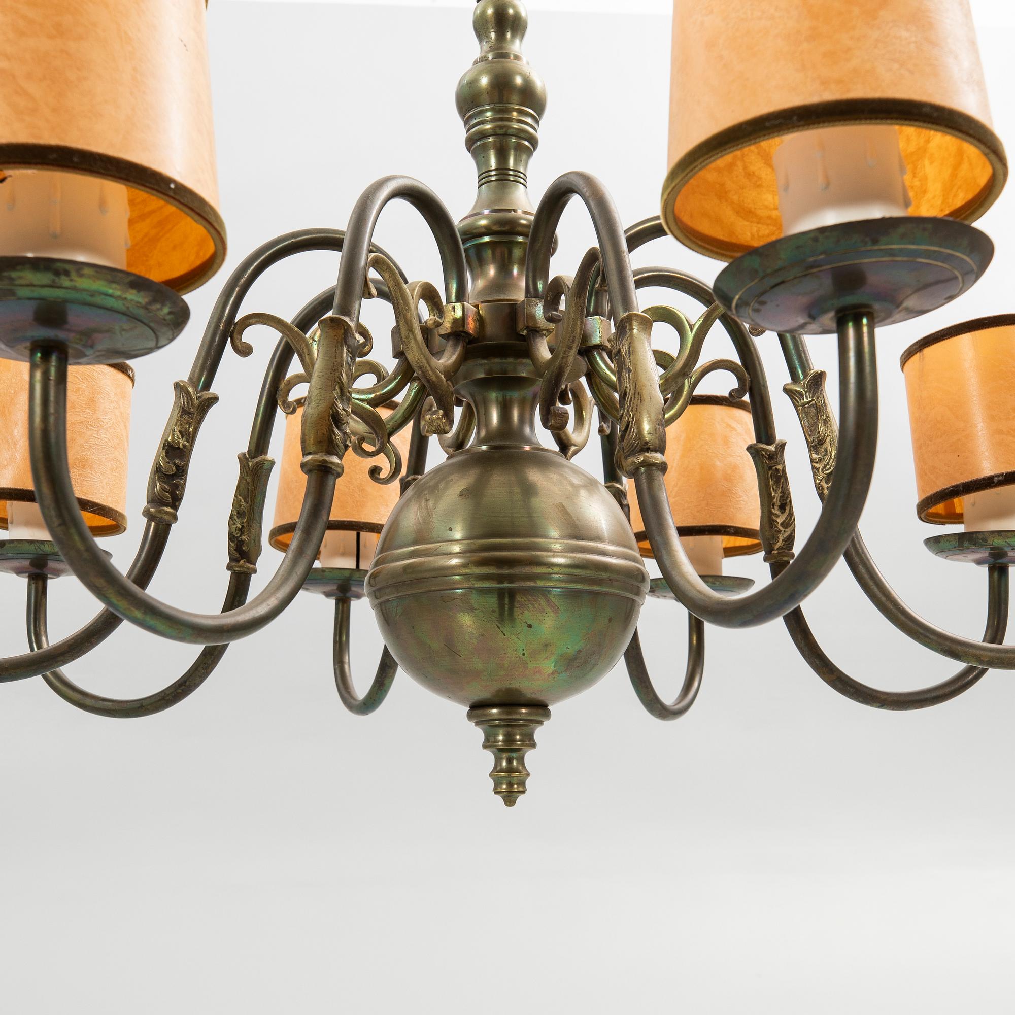 Chandelier, Baroque style, 20th century.