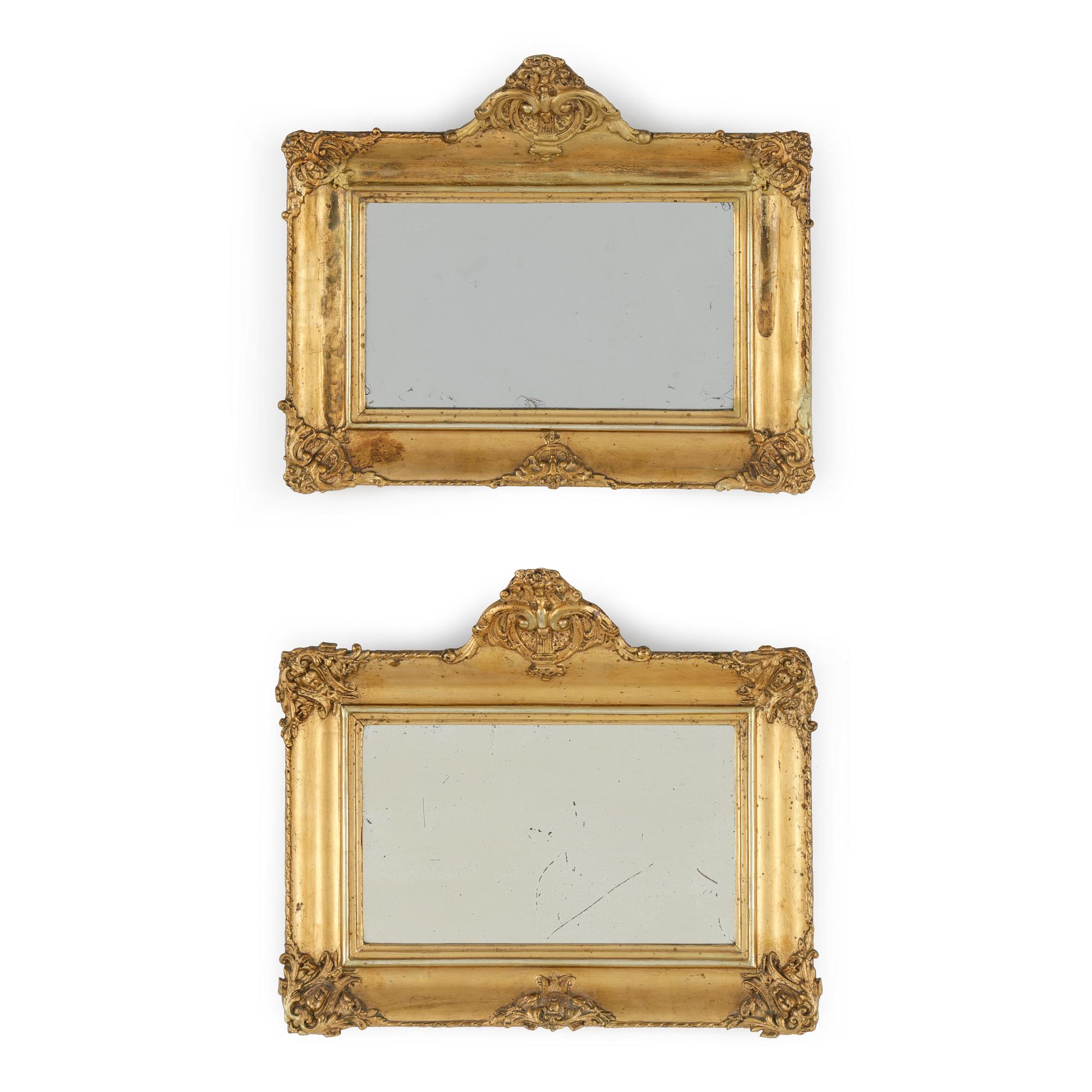 SPEGLAR, ett par, 1800-tal.