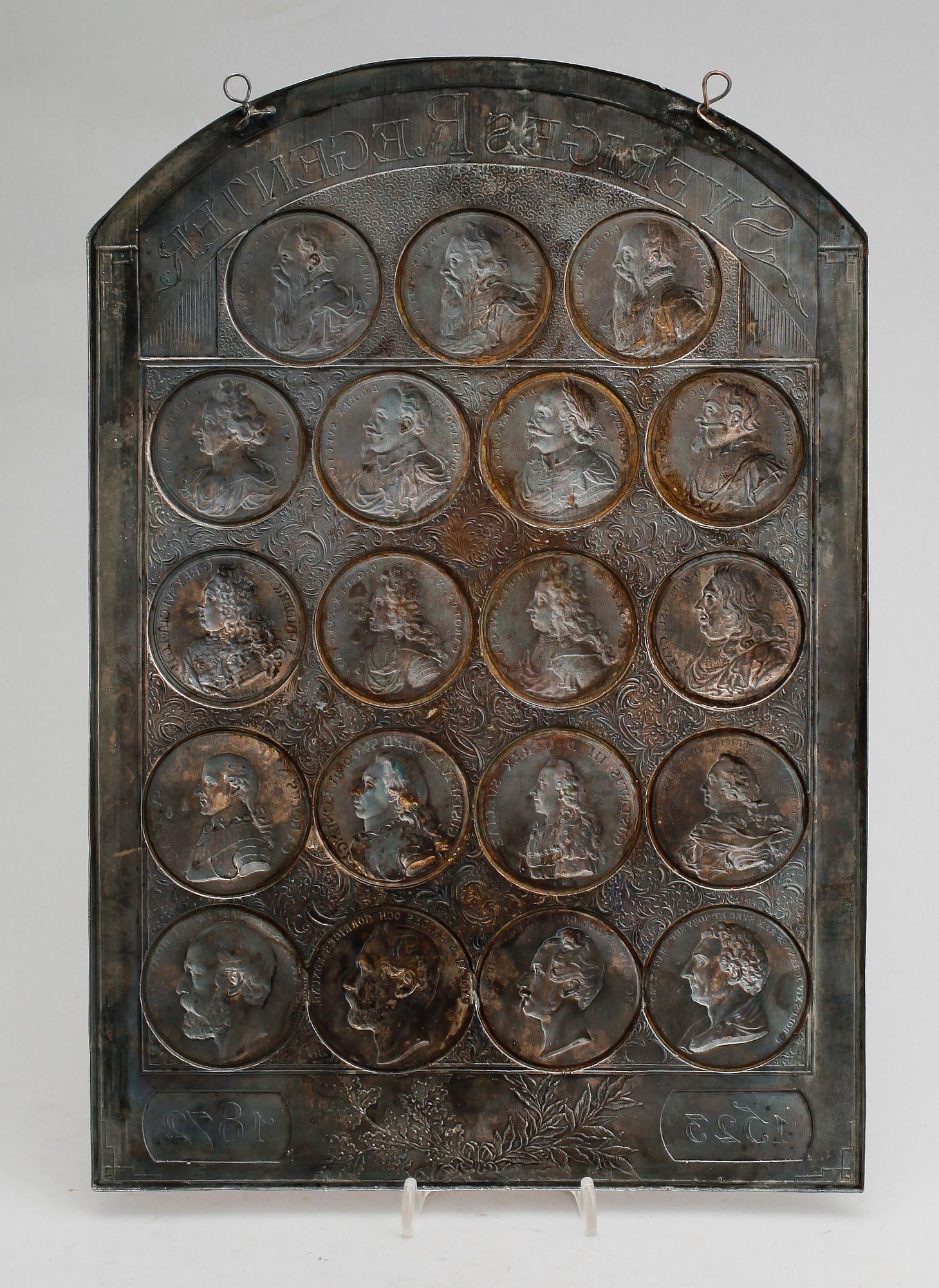 REGENTLÄNGD, pläter, 1800-talets andra hälft.