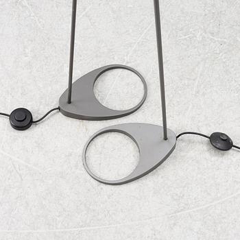 Arne Jacobsen, a pair of 'AJ' floor lamps, Louis Poulsen, Denmark.