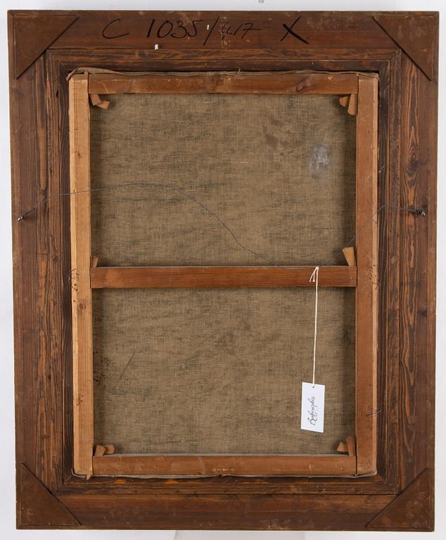 Severin Nilson,  olja på duk, signerad.