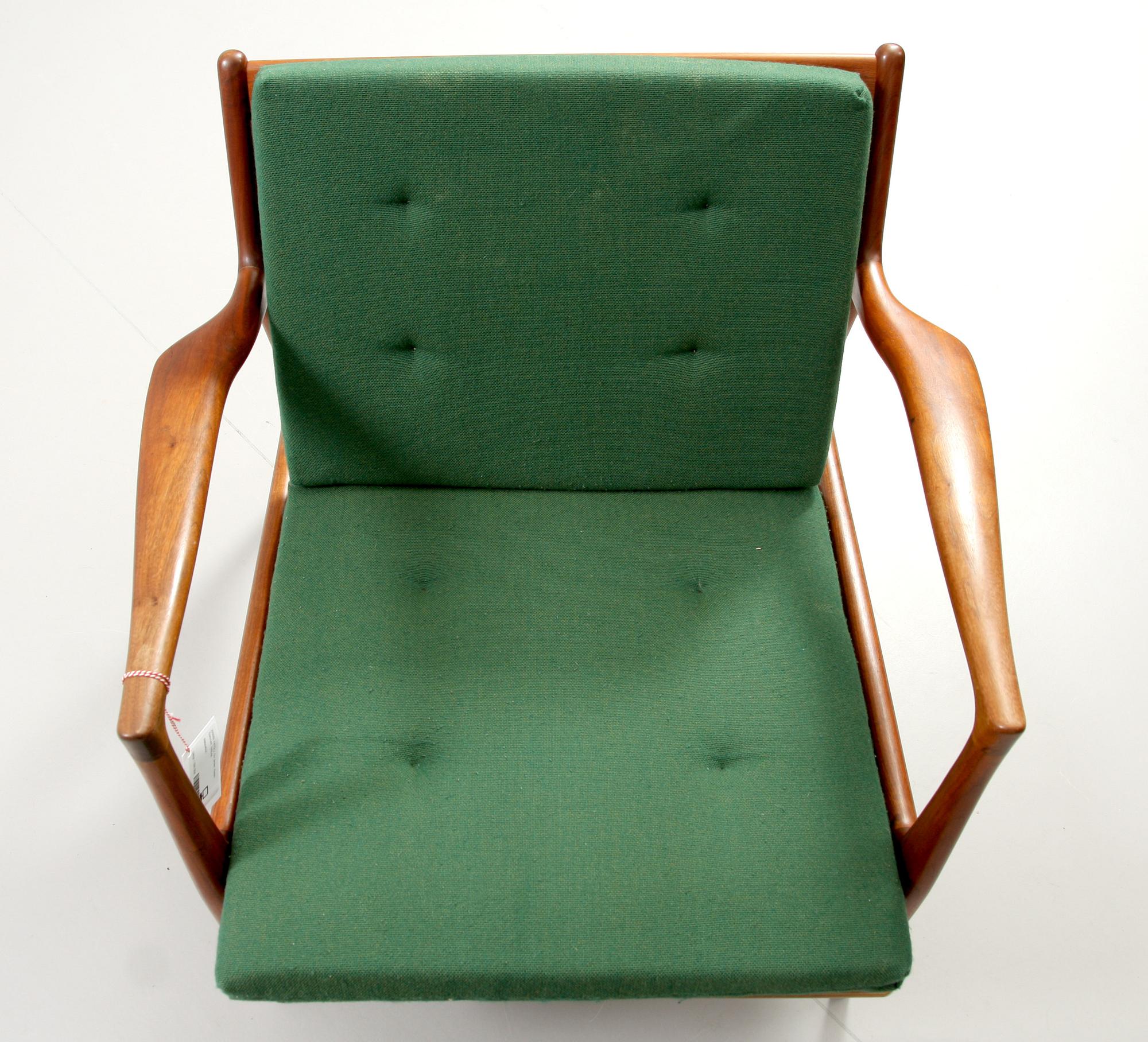 FÅTÖLJ, Chr Jensen, Haslev, Danmark, 1950-tal.