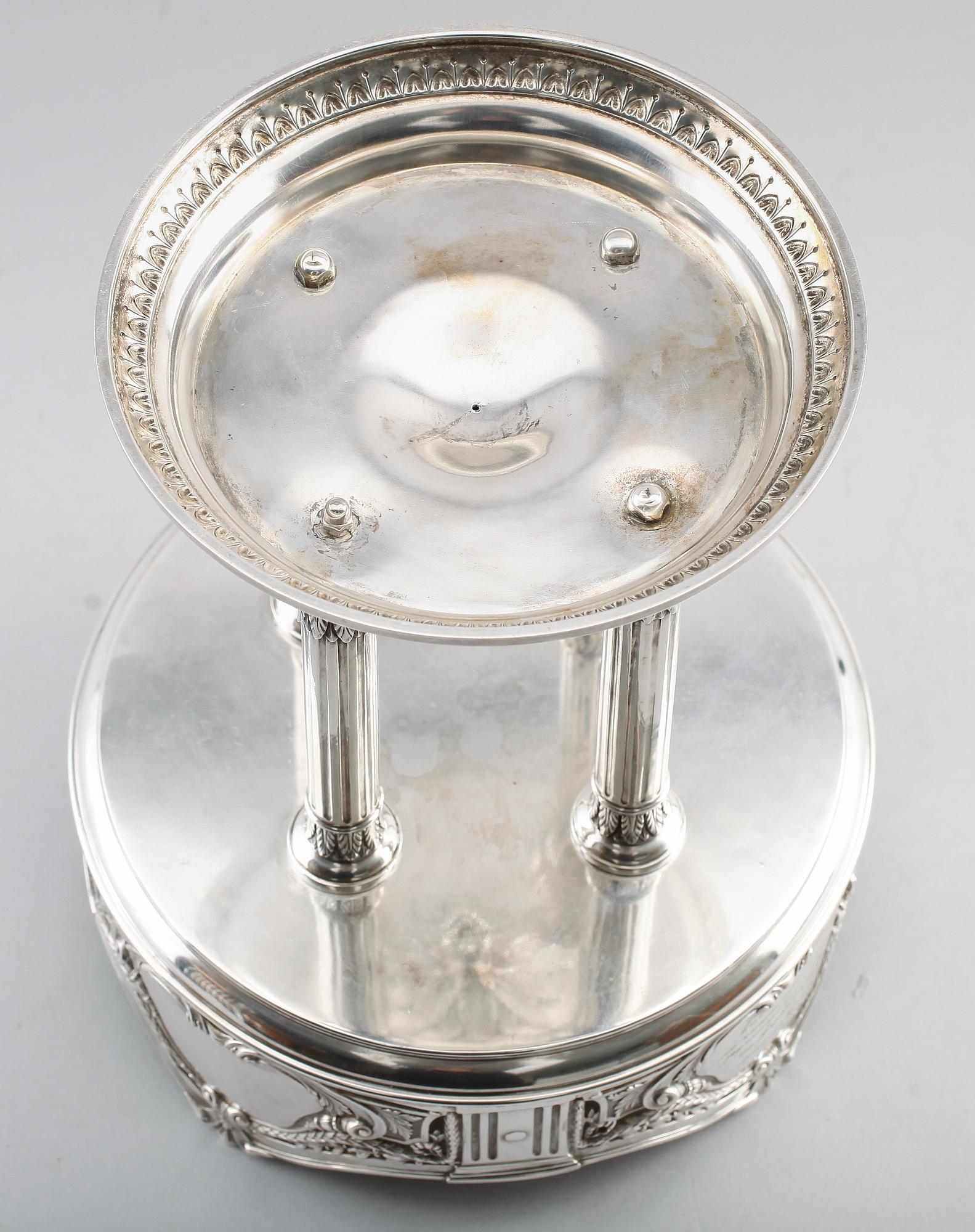 BORDSUPPSATS, silver 830, gustaviansk stil, tidigt 1900-tal.
