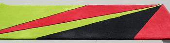Olle Baertling, Matto, "Erey", handtufted, Baertling/Asplund, ca 202 x 99-101 cm.
