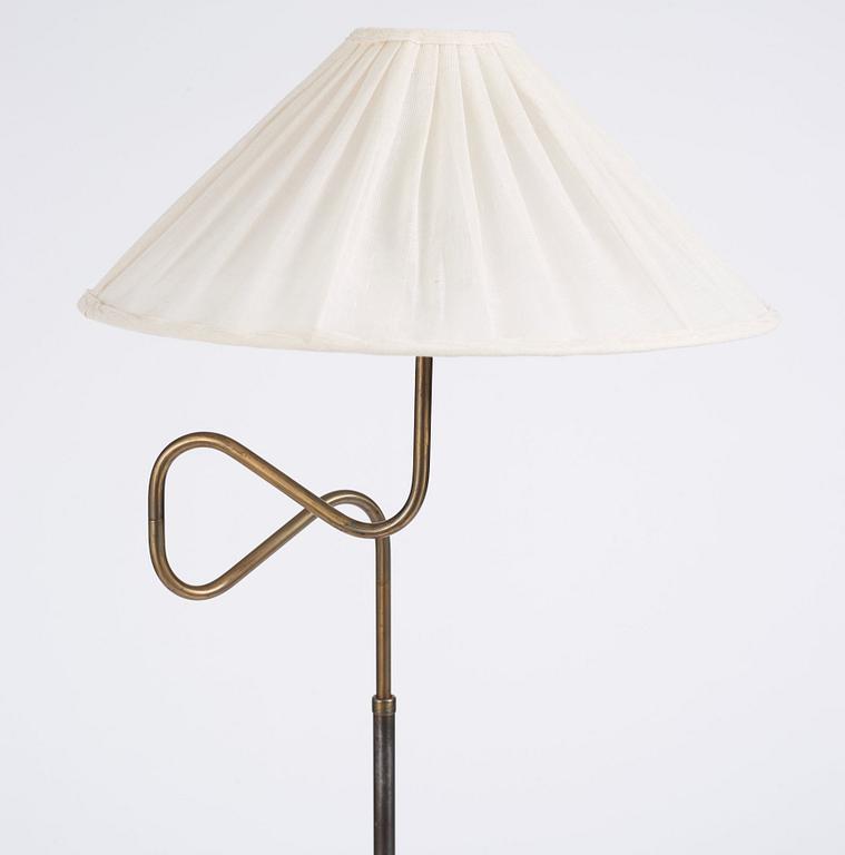 Harald Notini, a floor lamp, model '15413', Arvid Böhlmarks Lampfabrik, Sweden, 1940-50s.