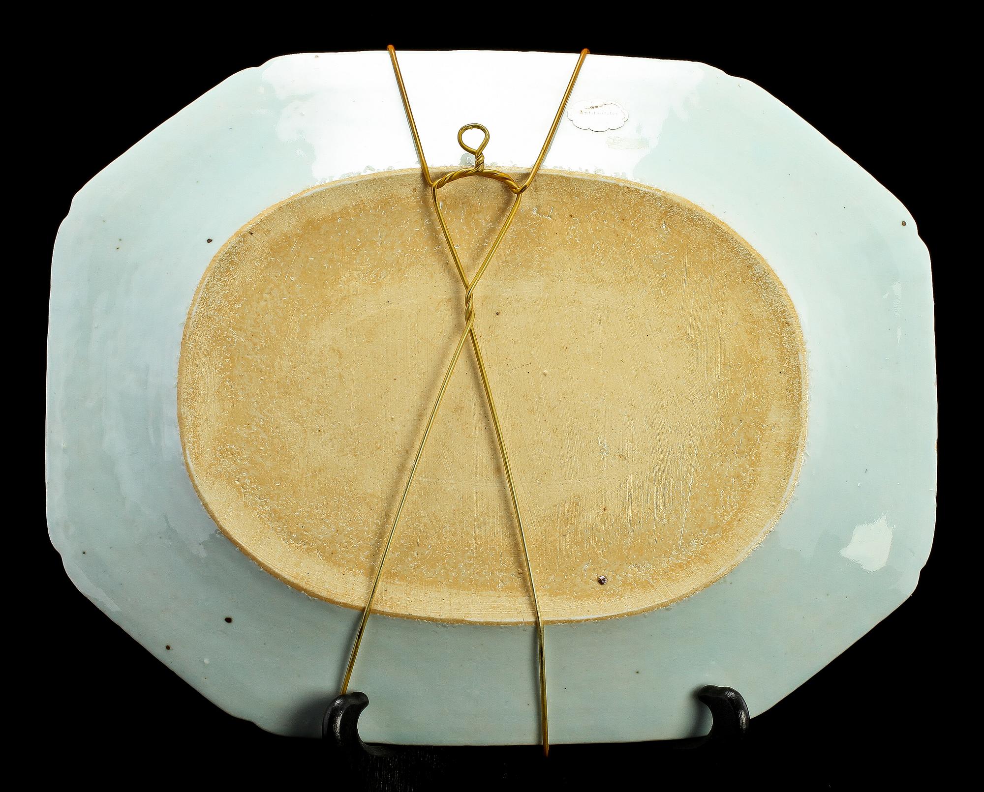 STEKFAT, ett par, porslin, Kina, 1700/1800-tal.