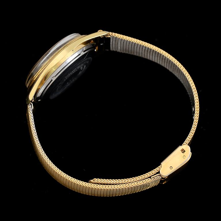 ARMBANDSUR, guld på stål, Hudson Calendar Automatic.