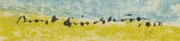Bengt Lindström, pastel, signed and dated 1950.
