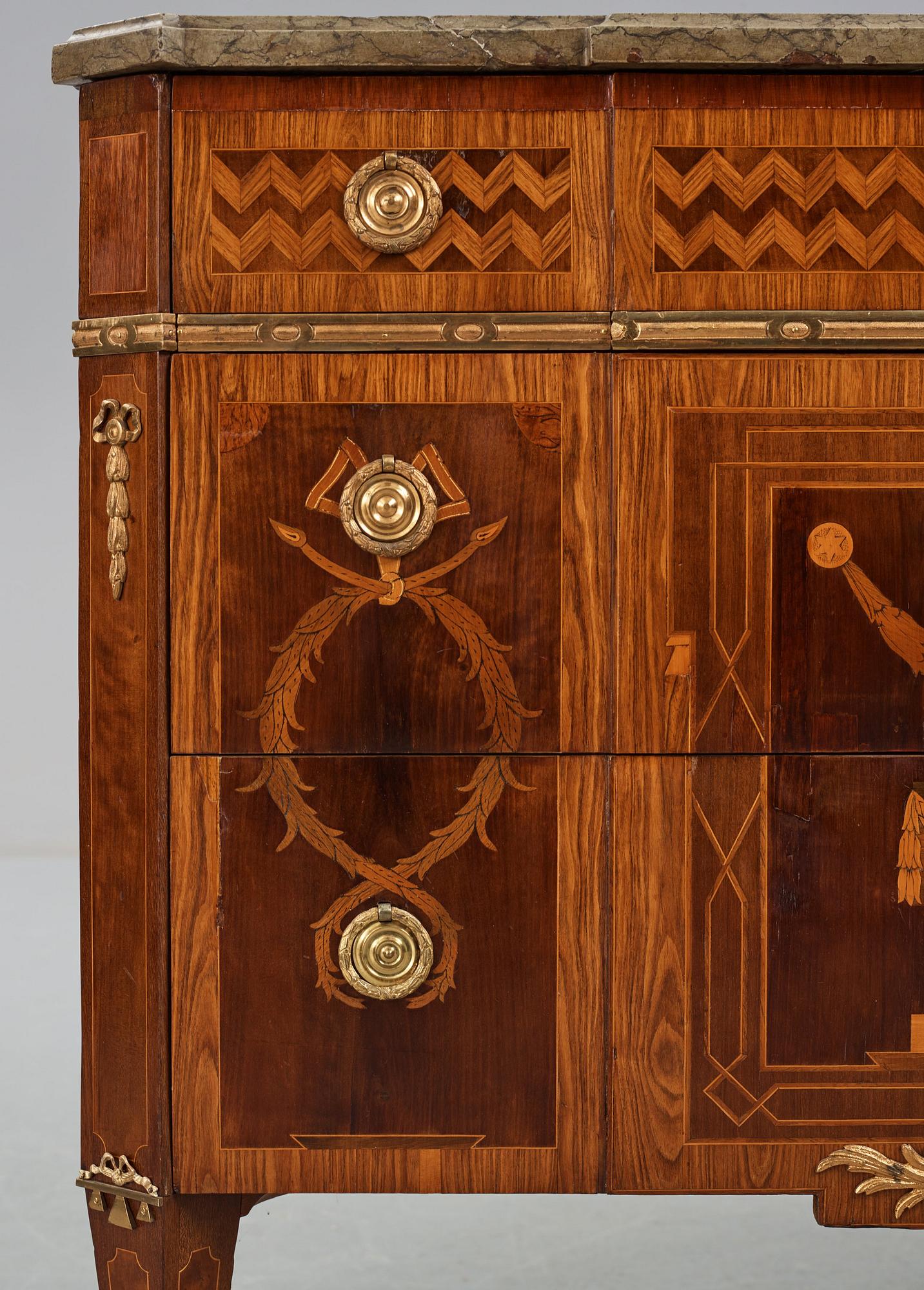 BYRÅ, av Anders Lundelius (mästare i Stockholm 1778-1823), 1780, Gustaviansk.