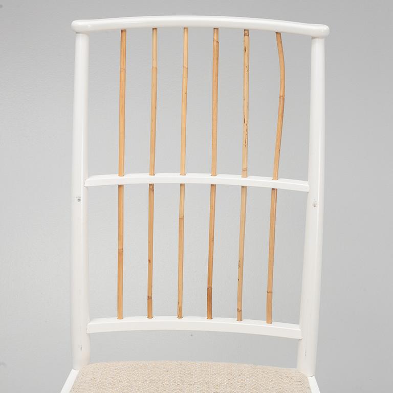 Josef Frank, chairs, set of 4, model 2025, Svenskt Tenn, Sweden, 2000s.