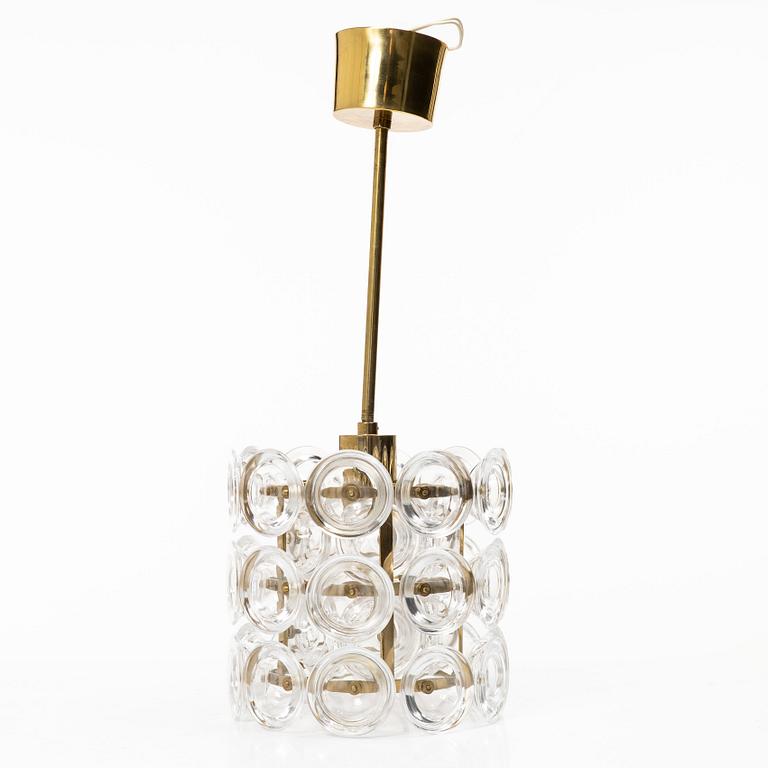 Carl Fagerlund, a ceiling lamp, model RD1846, Orrefors, second half of the 20th century.