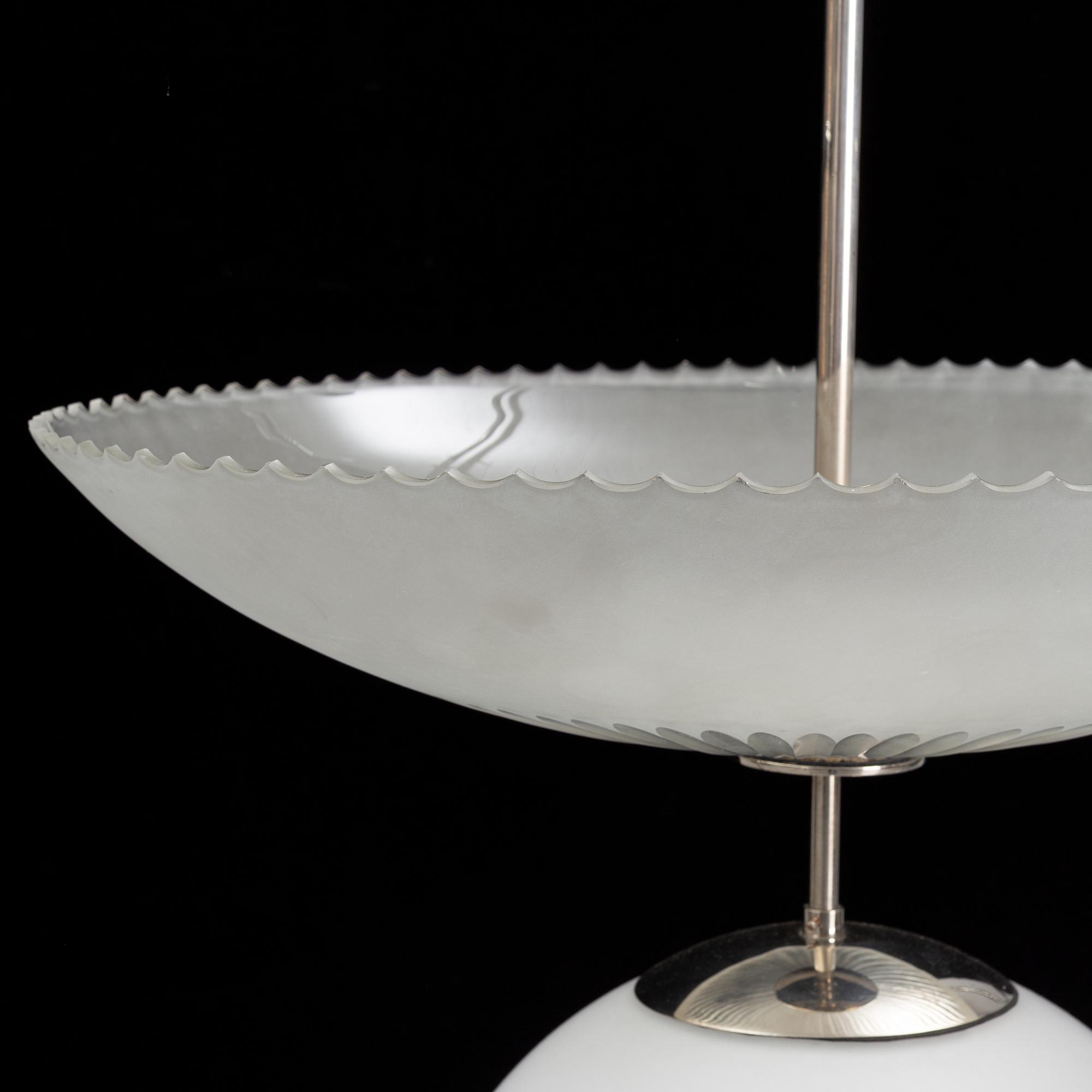 Taklampa, funkis, 1930-40-tal.