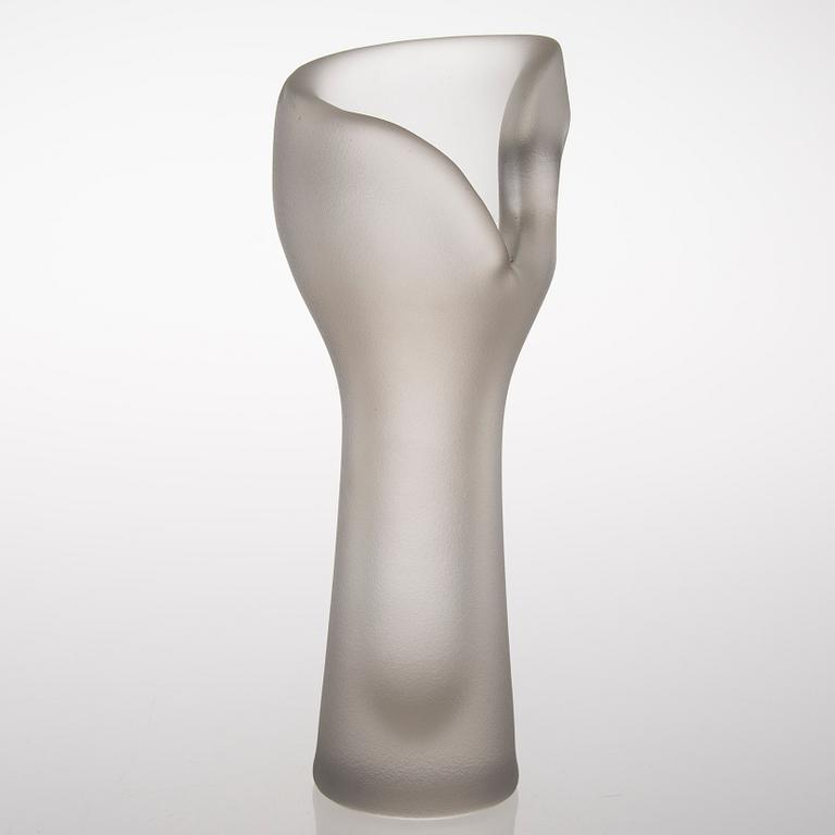 A 'Devil's Fist' glass sculpture signed Timo Sarpaneva, Iittala.