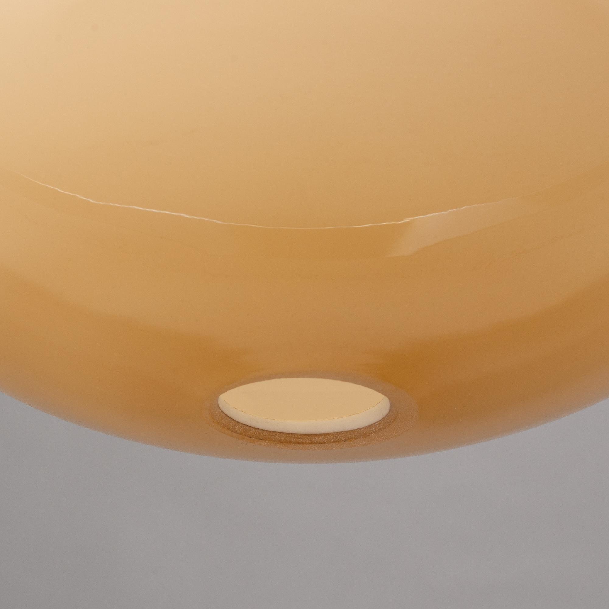 Asea, a set of three ceiling lamps, Swedish Modern, 1940s.