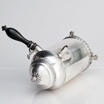 A Swedish silver coffee-pot, mark of Stephan Westerstråhle, Stockholm 1797.