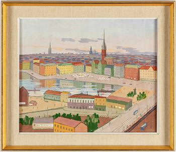 FOLKE KARLSSON, oil on canvas, signed and dated -67.