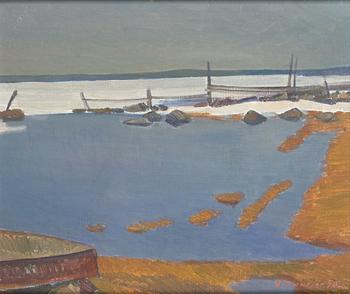Veikko Vionoja, oil on canvas, signed and dated -50.