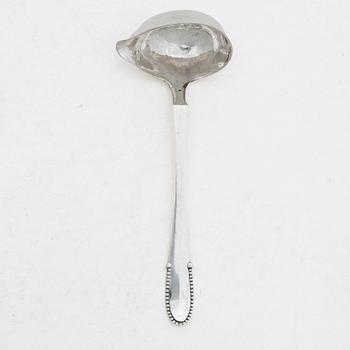Georg Jensen, a sterling silver sauce ladle, model "Kugle", Copenhagen, Denmark 1920s.