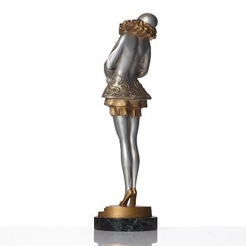 Paul Philippe, figurin, "Pierette", Art Deco, ca 1925.