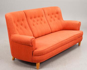 SOFFA, Carl Malmsten, brännmärkt. 1900-talets mitt.