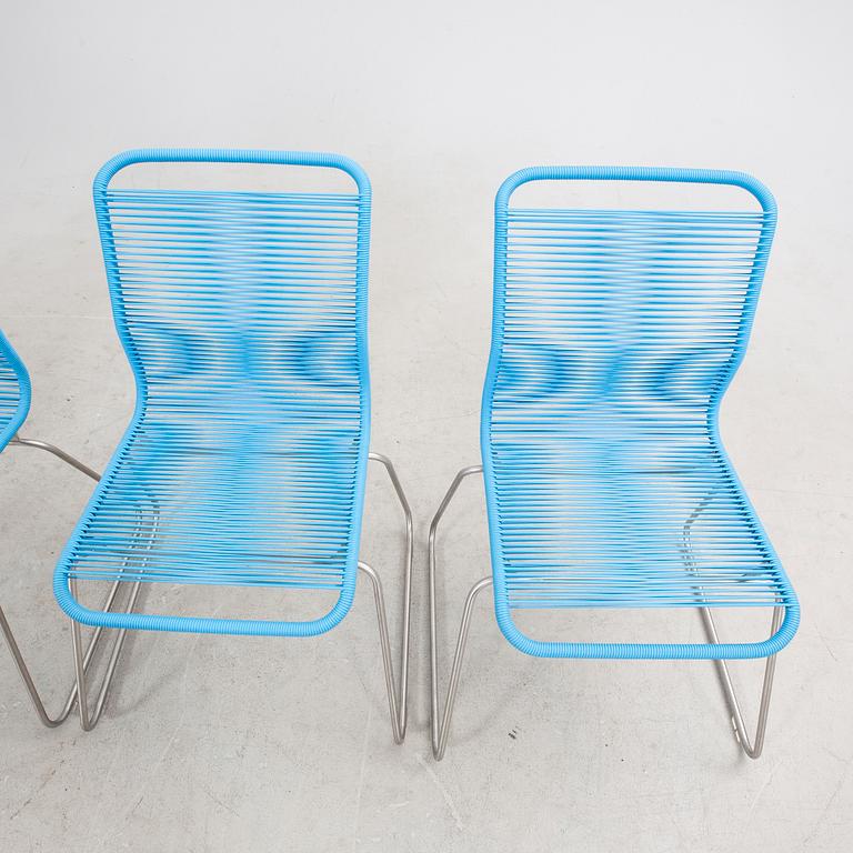 Verner Panton, chairs, 4 pcs, "Panton One", Montana, Denmark.