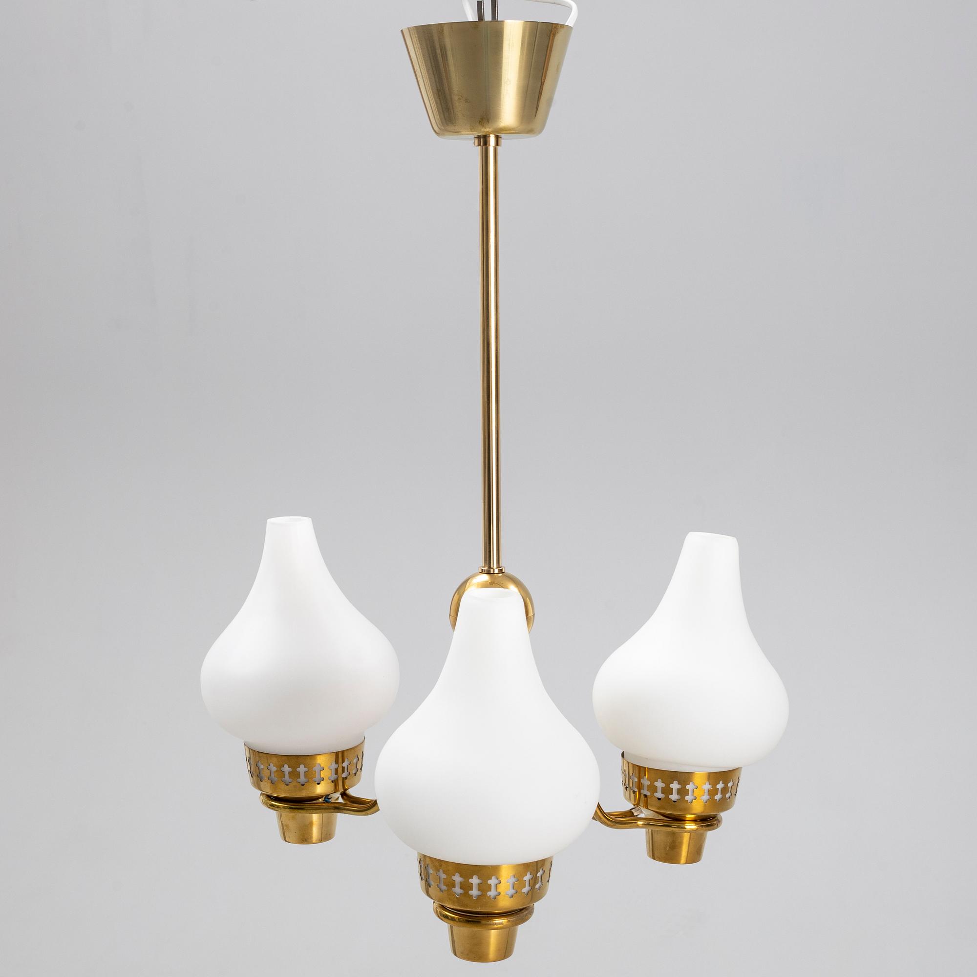 Hans Bergström, probably. An ASEA ceiling light, 1950's.