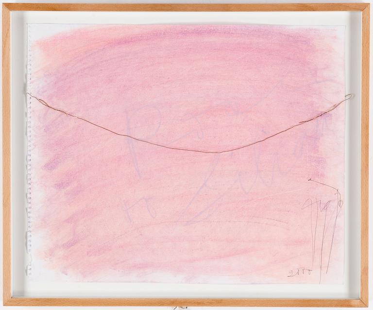 EDDIE FIGGE, mixed media, signed and dated 2000.