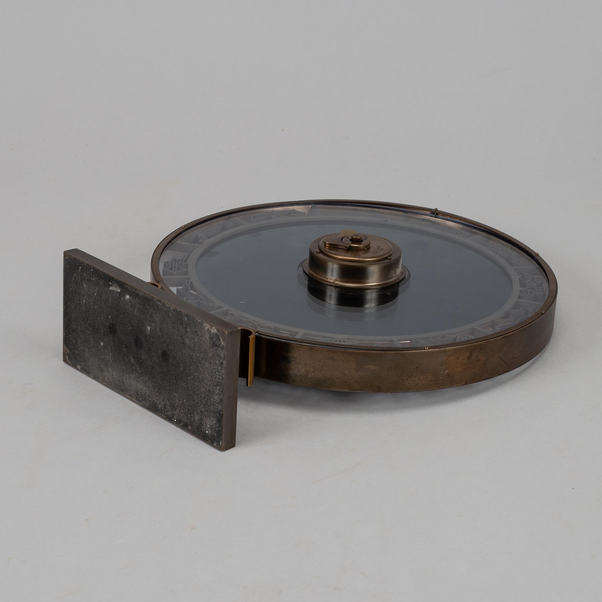 A mid 20th century table clock.