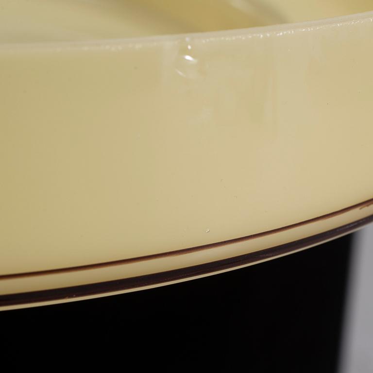 A glass ceiling light, 1920's/30's.