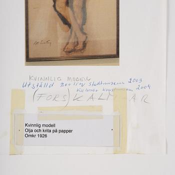 Lotte Laserstein, Stehender Mädchenakt.