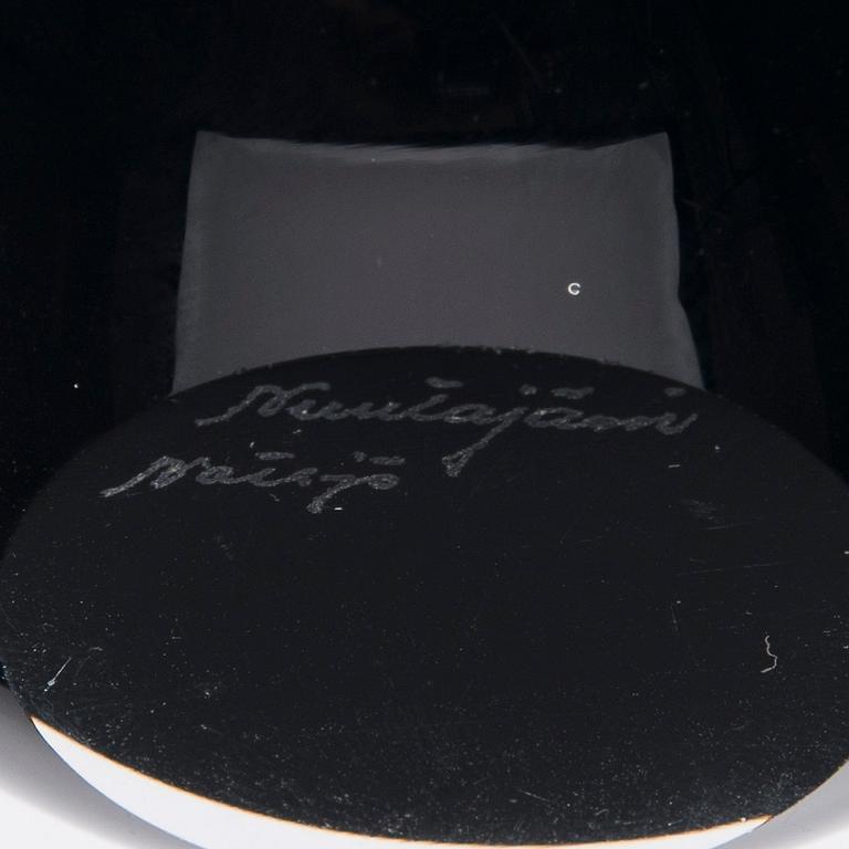 KAJ FRANCK, SKÅLAR, 2 st, "Kastanj" och "Kanot" samt VAS, Nuutajärvi Notsjö, 1950- och 1960-tal, signerade.