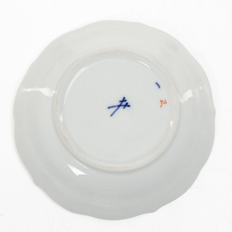 Meissen, An 11 part "Meissen Floral" (Saxon flower) porcelain coffee service, 20th century.