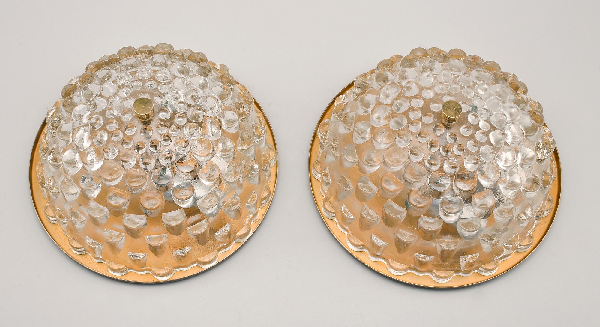 TAKPLAFONDER, 2 st, Tyringe Konsthantverk, 1900-talets andra hälft.