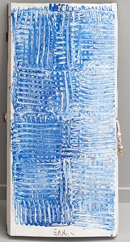 HERBERT ZANGS, skulptur/olja på trä, signerad.